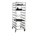 Carter-Hoffmann O1610 10 Pan Aluminum Mobile Sheet Pan Rack w/ 6" Bottom Load Slides 1 image