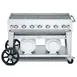 Crown Verity CV-CCB-48 48" Mobile Outdoor Grill, 2 Horizontal LP Tanks, 99.000 BTU 1 image
