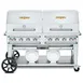 Crown Verity CV-CCB-60RDP 60" Mobile Outdoor Grill w/ Roll Dome, 2 LP Tanks, 129.000 BTU 1 image