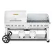 Crown Verity CV-CCB-60RWP 60" Mobile Outdoor Grill, Roll Dome/Wind Guard Package, 2 LP Tanks 1 image