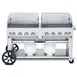 Crown Verity CV-CCB-60WGP 60" Mobile Outdoor Grill, Wind Guard, 2 LP Tanks, 129.000 BTU 1 image