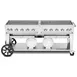 Crown Verity CV-CCB-72 72" Commercail Outdoor Grill, 10 Burners, 2 LP Tanks, 159.000 BTU 1 image
