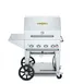 Crown Verity CV-MCB-30PKG 30" LP Gas Mobile Outdoor BBQ Grill/Charbroiler Package, 64.500 BTU 1 image