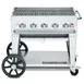 Crown Verity CV-MCB-36 36" LP Gas Mobile Outdoor BBQ Grill/Charbroiler, 79.500 BTU 1 image