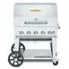 Crown Verity CV-MCB-36RDP 36" LP Gas Outdoor Grill/Charbroiler, Roll Dome Pkg, 79.500 BTU 1 image