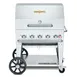 Crown Verity CV-MCB-36RDP-NG 36" Natural Gas Outdoor Grill/Charbroiler, Roll Dome Pkg, 79.500 BTU 1 image