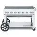 Crown Verity CV-MCB-48NG 48" Natural Gas Mobile Outdoor BBQ Grill/Charbroiler, 114.000 BTU 1 image