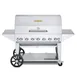 Crown Verity CV-MCB-48PRO-NG 48" Professional Series Natural Gas Outdoor Grill/Charbroiler Pkg 1 image