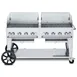 Crown Verity CV-MCB-60WGP-NG 60" Natural Gas Mobile Outdoor Grill, Wind Guard Pkg, 129.000 BTU 1 image