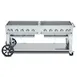 Crown Verity CV-MCB-72-SI 50/100 72" Mobile Outdoor Grill, 50-100 lb. LP Tank, 159.000 BTU 1 image