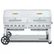 Crown Verity CV-MCB-72RDP-NG 72" Natural Gas Mobile Outdoor Grill, Roll Dome Pkg, 159.000 BTU 1 image