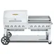 Crown Verity CV-MCB-72RGP 72" LP Gas Outdoor Grill w/ Griddle and Roll Dome Pkg, 159.000 BTU 1 image