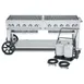 Crown Verity CV-MCC-72 72" Mobile Outdoor Grill/Charbroiler w/ Tank Cart, 159.000 BTU 1 image