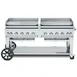 Crown Verity CV-MG-72NG Outdoor Griddle, Mobile, Natural Gas, 10 Burners 1 image