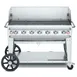 Crown Verity CV-RCB-48WGP-SI50/100 48" Outdoor Rentall Grill, Wind Guard Pkg, 50-100 lb. LP Tank 1 image