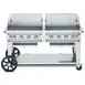 Crown Verity CV-RCB-60WGP-SI50/100 60" Outdoor Rentall Grill, Wind Guard Pkg, 50-100 lb. LP Tank 1 image
