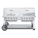 Crown Verity CV-RCB-72RDP-SI50/100 72" Outdoor Rentall Grill, Double Roll Dome, 50-100 lb. Tank 1 image