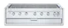 Crown Verity IBI48-GO-FLT 42" Built-In Outdoor Charbroiler/Grill Only, 7 Burners, Light Pkg 1 image