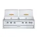 Crown Verity IBI482RD 48" Built-In Outdoor Grill/Charbroiler, 6 Burners, Double Roll Domes, 94.000 BTU 1 image