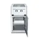 Crown Verity IBISC-SB-1D Infinite Series Small Cabinet with Built-In Dual Side Burner & Single Drawer 1 image