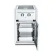 Crown Verity IBISC-SB-2D Infinite Series Small Cabinet with Built-In Dual Side Burner & (2) Single Drawers 1 image