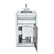Crown Verity IBISC-SK-WH Small Built-In Cabinet with Sink & Water Heater 1 image