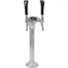 Crysalli CBR-V2C-SSX Water Tower, 21" x 12‑3/8" Chrome, 2 S/S Faucets, 1.5‑2 oz/s 1 image