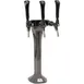 Crysalli CBR-V3BLC-SSX Draft Tower 21" 3‑Valve Black Chrome, Sparkling & Chilled Water, Flow 1 image