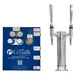 Crysalli IN2-TK2P-P Profusion Tapping Kit–N2 Regulator,iN2-2P Injector,2 Draft Towers (Gas & Liquid) 1 image