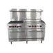 Connerton CN60-4-36G 60" Gas Restaurant Range, (2) Ovens, (4) Burners, (1) 36" Griddle 1 image