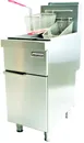 Connerton CSG-F4A 15" Full Pot Floor Model Gas Fryer w/ 50-lb Capacity, 2 Baskets, Basket Hangers 1 image