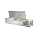 Turbo Air CTST-1200-N 47" E-Line Countertop Salad Table, 5 Pan Capacity 1 image