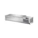 Turbo Air CTST-1500-N 59" E-Line Countertop Salad Table, 7 Pan Capacity 1 image