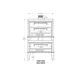 Peerless CW41/61B 50" Gas Bake Oven, Triple Deck 1 image