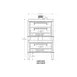 Peerless CW51/61B 50" Gas Bake Oven, Triple Deck 1 image