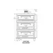Peerless CW52/41BSC 56" Gas Bake Oven, Triple Deck 1 image