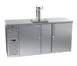 Krowne DB72 72" Draft Beer Cooler w/ 3 Kegs, (1) 3-Tap Tower, Two-Section 1 image