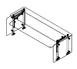 Delfield DCFSFS Flexishield™ Food Shield, Flexible, Single Tier 1 image