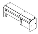 Delfield DCFSFS2 Flexishield™ Food Shield, Flexible, Double Tier 1 image