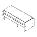 Delfield DCFSHD Flexishield™ Food Shield, Double Tier with Sneezeguard 1 image