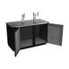 Beverage Air DD58HC-1-B 59" Draft Beer Cooler w/ 3 Kegs, 21.86 cu. ft., 1 Single & 1 Dual-Tap Towers 3 image