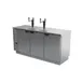 Beverage Air DD78HC-1-S 79" Draft Beer Cooler w/ 4 Kegs, 33.59 cu. ft., 2 Dual-Tap Towers 2 image