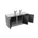 Beverage Air DD78HC-1-S 79" Draft Beer Cooler w/ 4 Kegs, 33.59 cu. ft., 2 Dual-Tap Towers 3 image