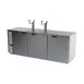 Beverage Air DD94HC-1-S 95" Draft Beer Cooler w/ 5 Kegs, 37.82 cu. ft., 2 Dual-Tap Towers 2 image