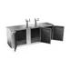 Beverage Air DD94HC-1-S 95" Draft Beer Cooler w/ 5 Kegs, 37.82 cu. ft., 2 Dual-Tap Towers 3 image
