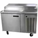 Delfield 18648PTBMP 48" 1-Section Refrigerated Pizza Prep Table w/ 1 Door, (6) 1/3 Size Pan 1 image