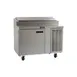 Delfield 18648PTLP 48" 1-Section Refrigerated Pizza Prep Table w/ 1 Door, (2) 12"x20" Pan 1 image