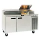 Delfield 18672PTBMP 72" 2-Section Refrigerated Pizza Prep Table w/ 2 Doors, (9) 1/3 Size Pan 1 image