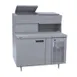 Delfield F18PD48P 48" 1-Section Refrigerated Pizza Prep Table w/ 1 Door, 12 Pans 1 image