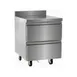 Delfield STD4432NP 32" 1-Section Worktop Refrigerator w/ 2 Drawers, 4" Backsplash, 9 cu. ft. 1 image